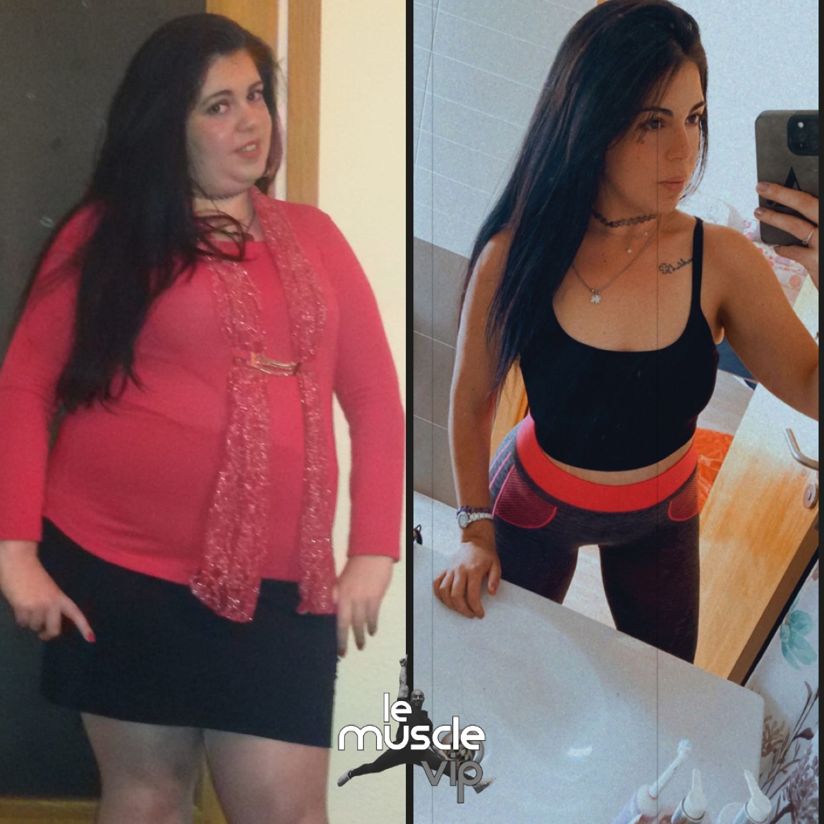 Transformación de Andrea con LeMuscleVIP